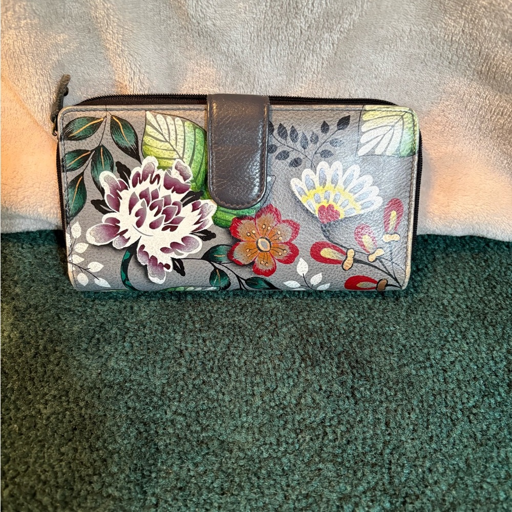 Floral Gray Women's Wallet